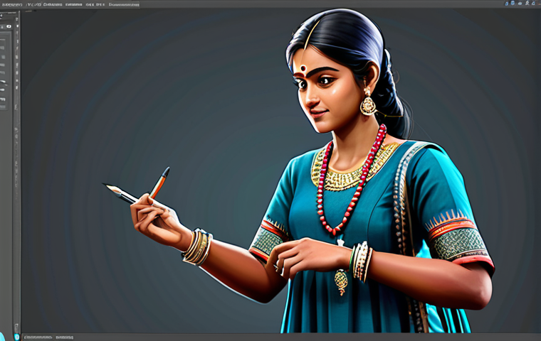 **

"A skilled character designer, surrounded by digital tools like Adobe Photoshop and Procreate, working on a new character. The character design blends traditional Indian cultural elements with modern digital art styles. The designer is fully clothed, wearing modest attire suitable for a professional artist. The studio is bright and inspiring, filled with artwork and creative tools. Perfect anatomy, correct proportions, well-formed hands, proper finger count, natural body proportions, professional, appropriate content, safe for work, family-friendly."

**
