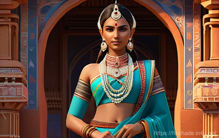 캐릭터 디자인 자격 취득 절차 - A professional character designer, a young woman of Indian origin, with a focused expression, intent...