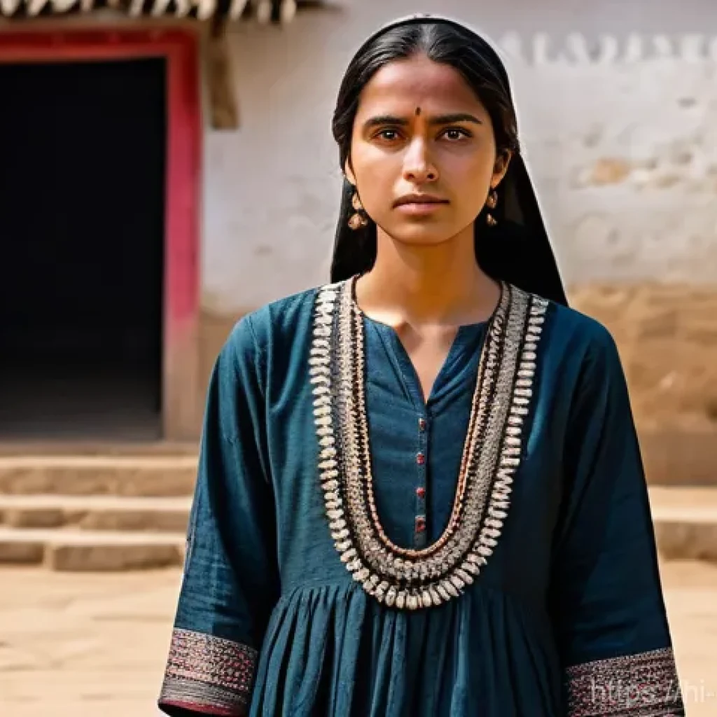 캐릭터 디자인의 스토리텔링 요소 - **Prompt 1: The Resilient Spirit**
A young woman, approximately 25 years old, stands in a humble...